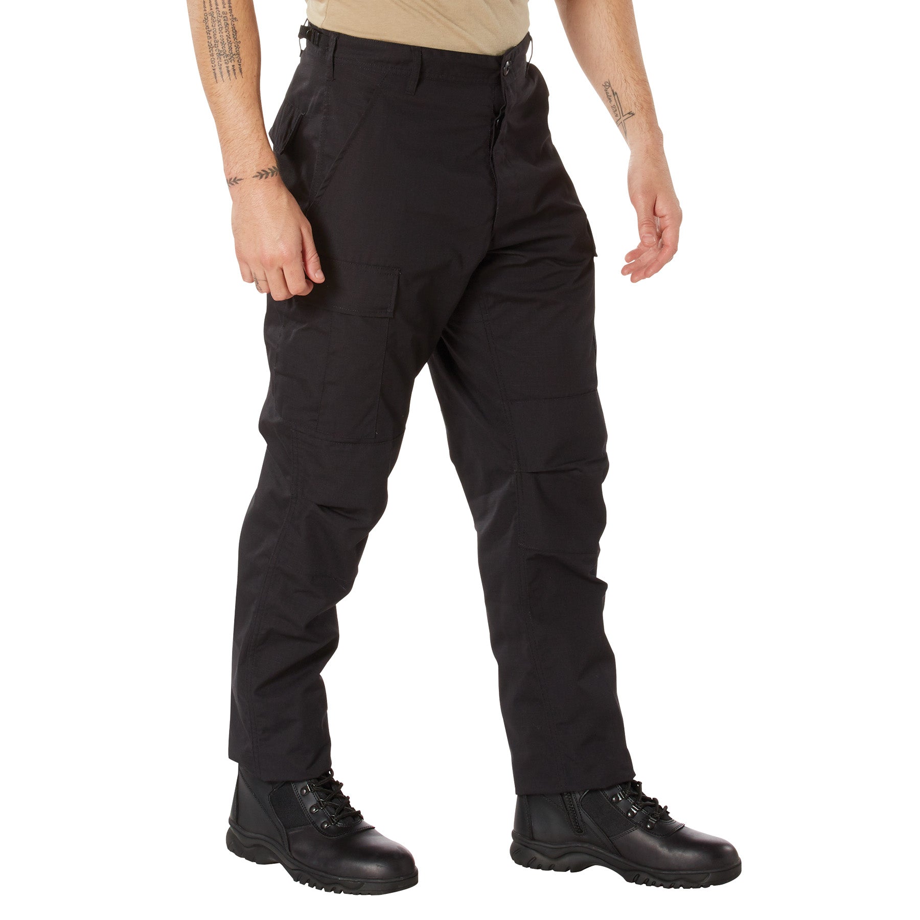 Rothco SWAT Cloth BDU Pants - Color : Black, Size : 3XL - Long