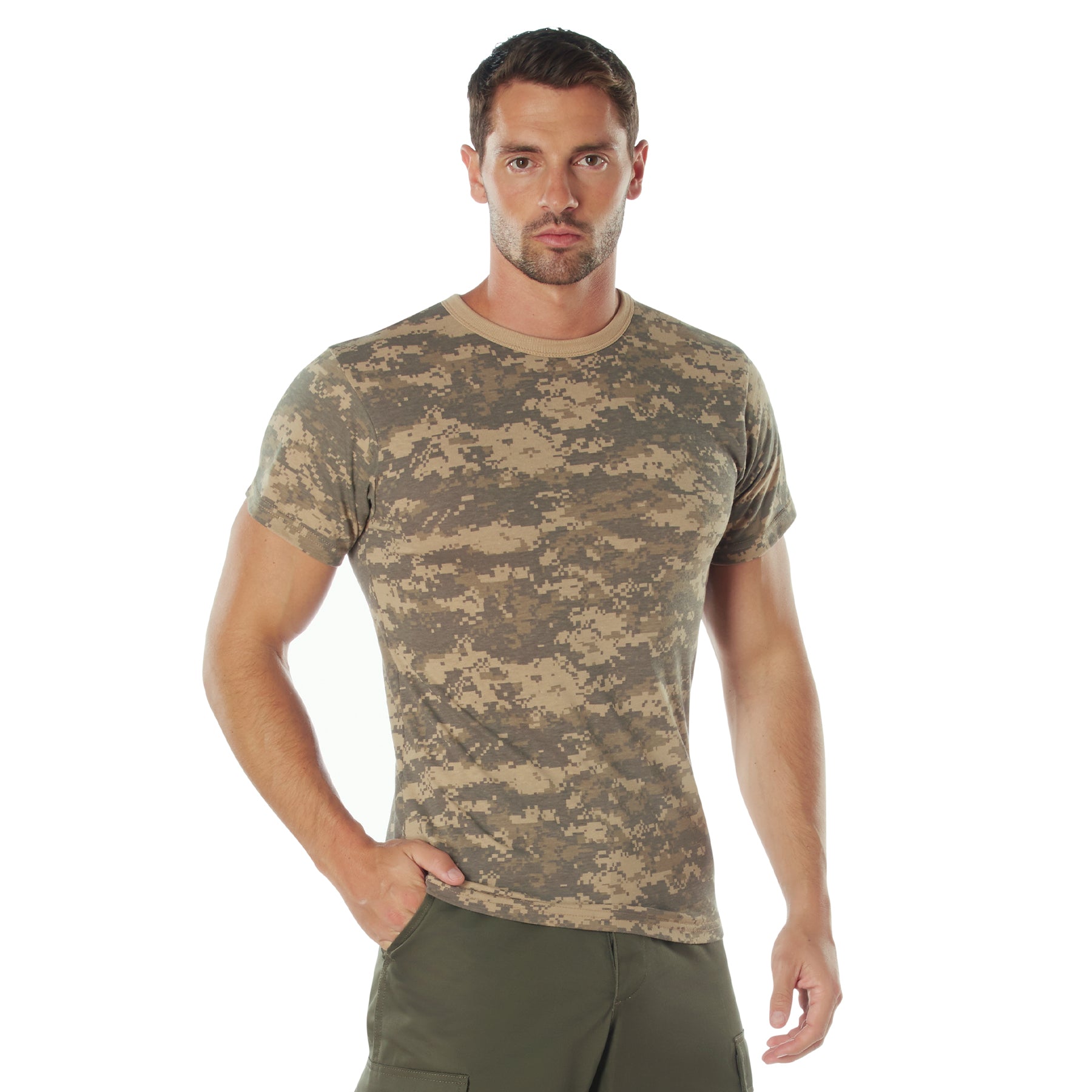 Rothco Digital Camo T-Shirt - Color : ACU Digital Camo, Size : 4XL