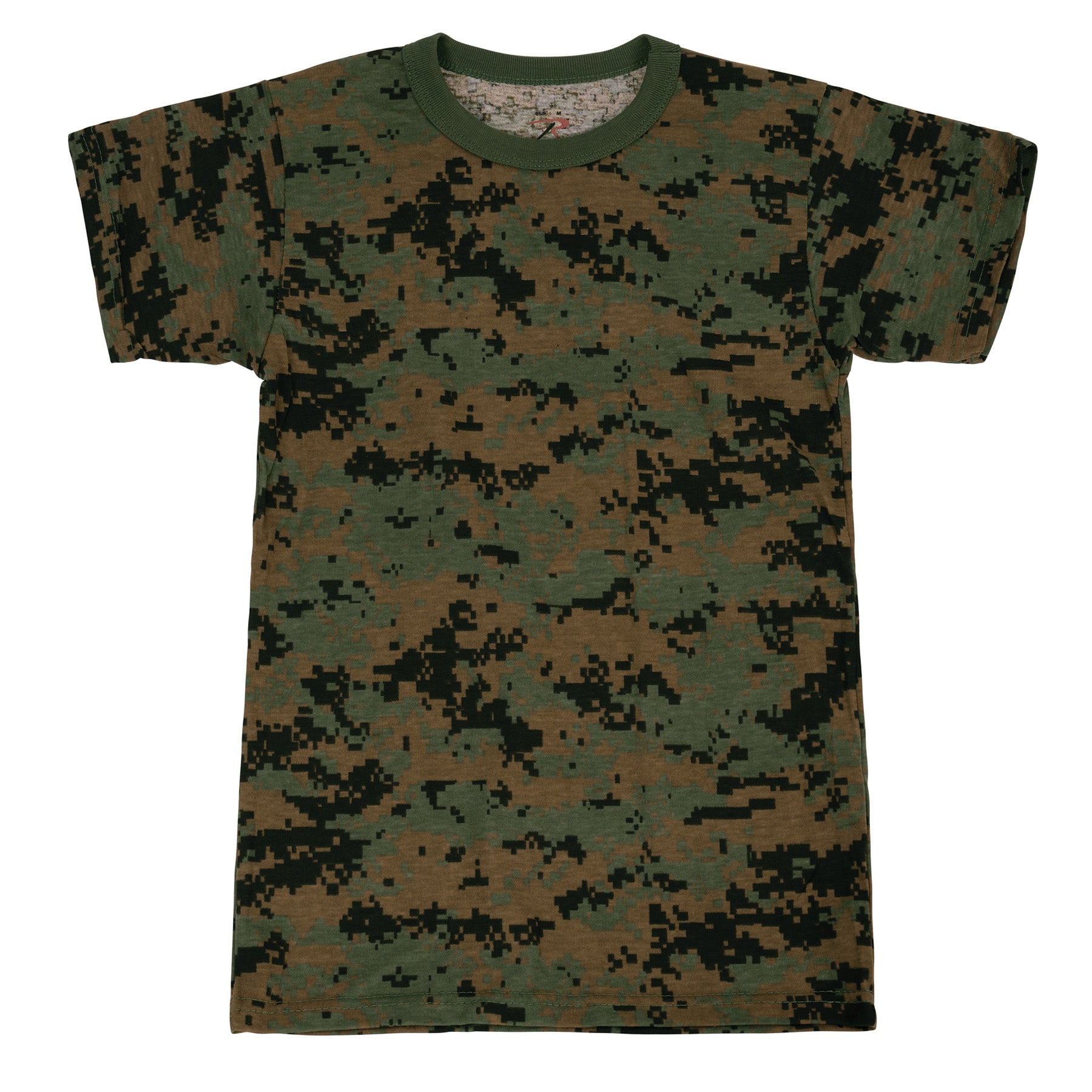 Rothco Kids Digital Camo T-Shirt - Color : Woodland Digital Camo, Size : XL