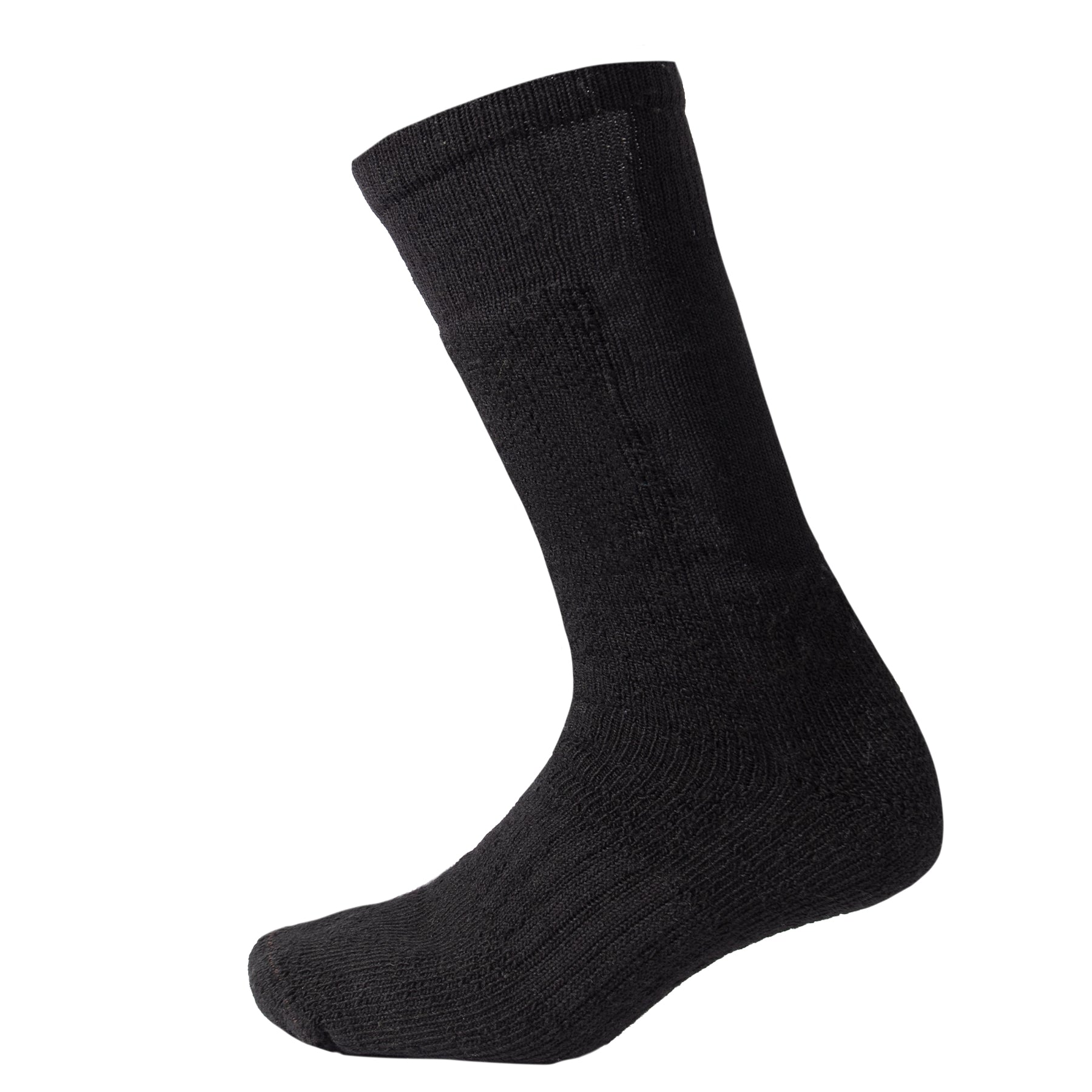 Rothco Wool Blend Mid-Calf Winter Socks - Color : Black, Size : XL