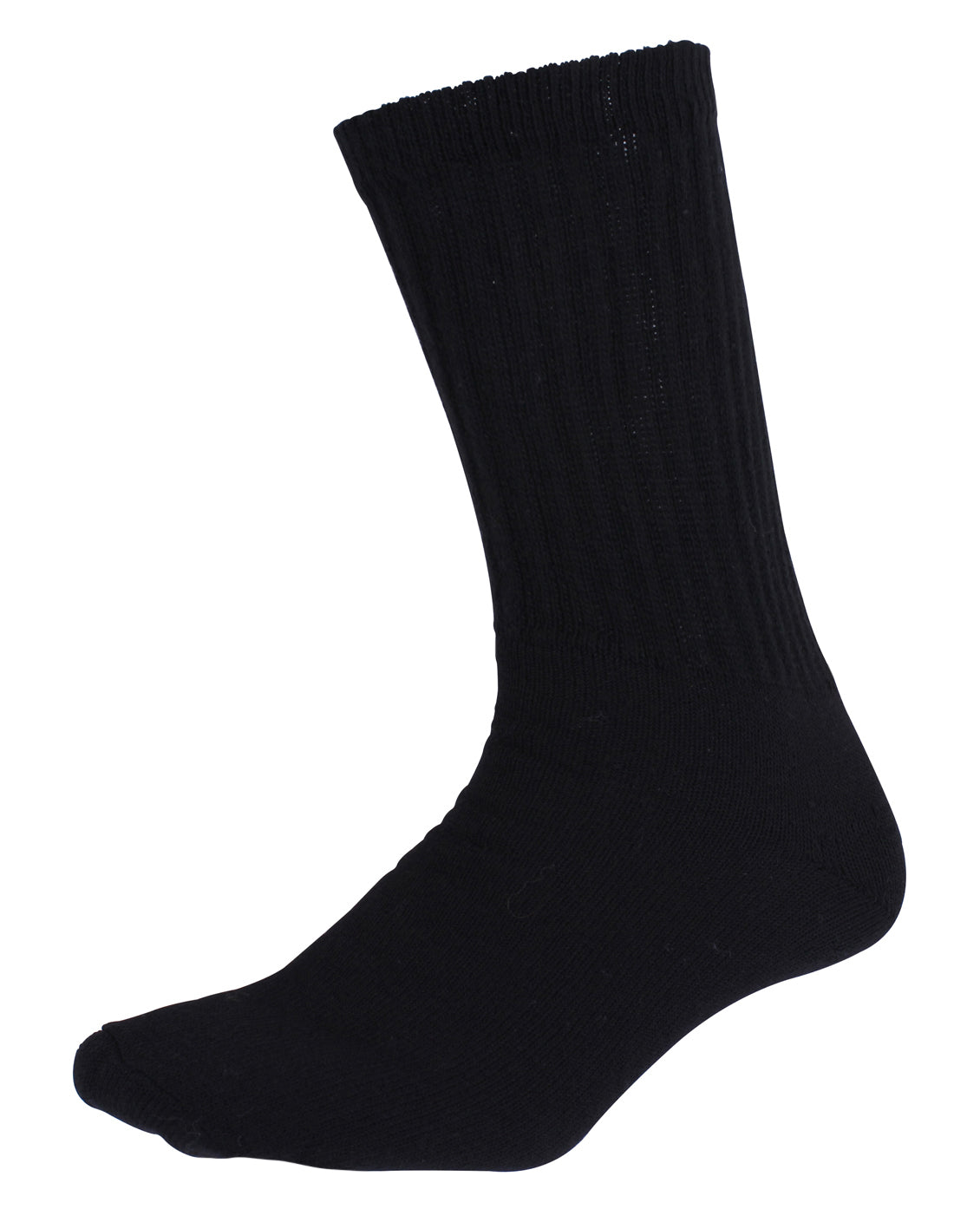 Rothco Athletic Crew Socks - Color : Black, Size : 10 - 13