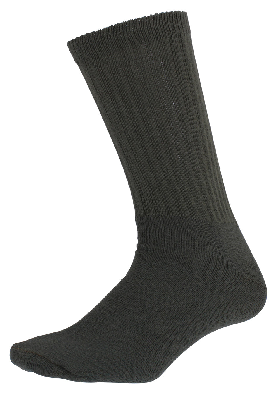 Rothco Athletic Crew Socks - Color : Olive Drab, Size : 10 - 13
