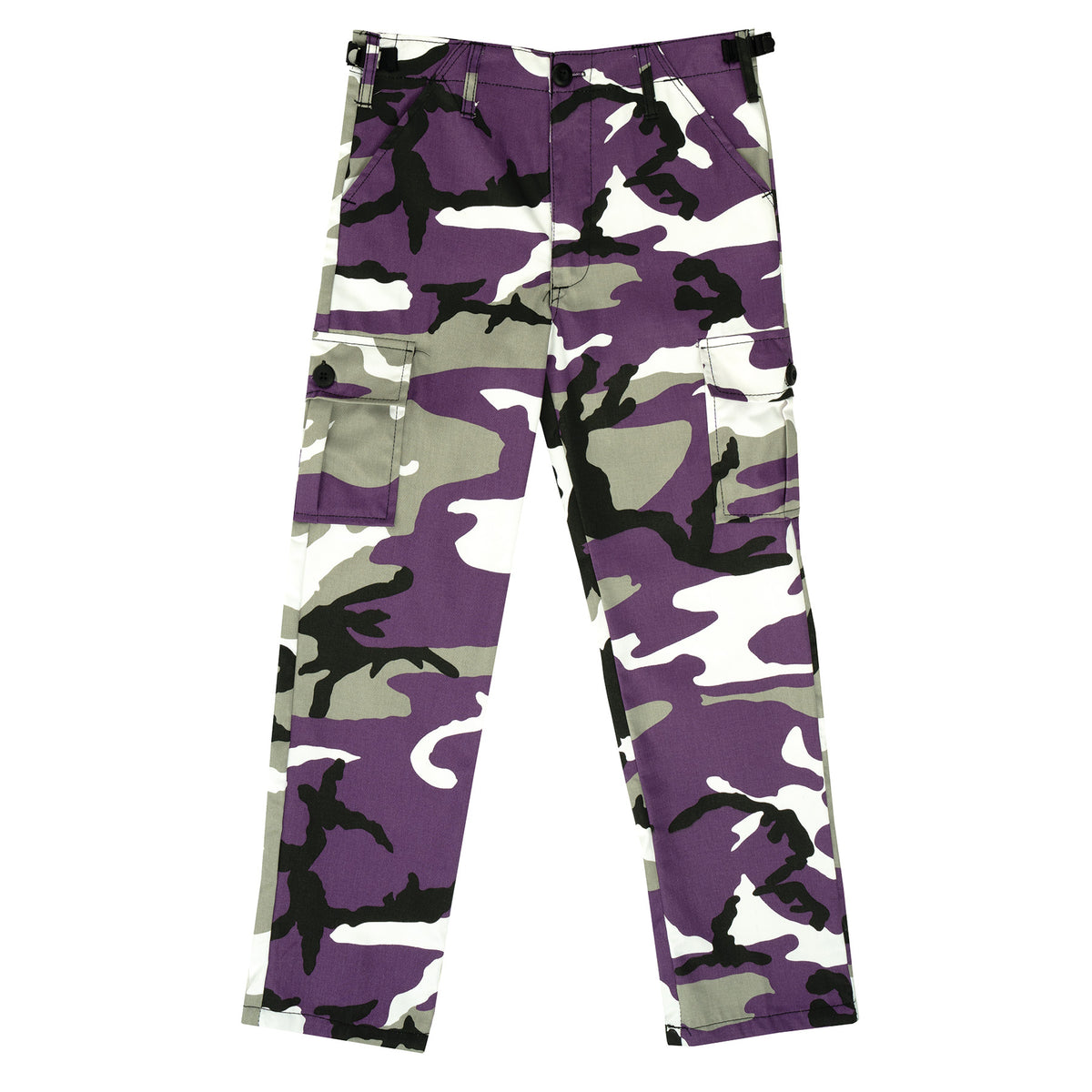 Rothco Kids Cargo Pants - Color : Ultra Violet Camo, Size : L