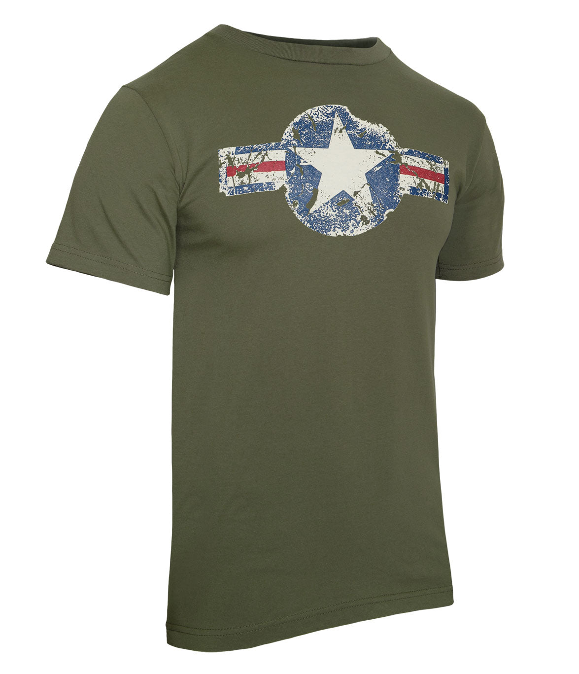 Rothco Vintage Air Corps T-Shirt - Color : Olive Drab, Size : 2XL