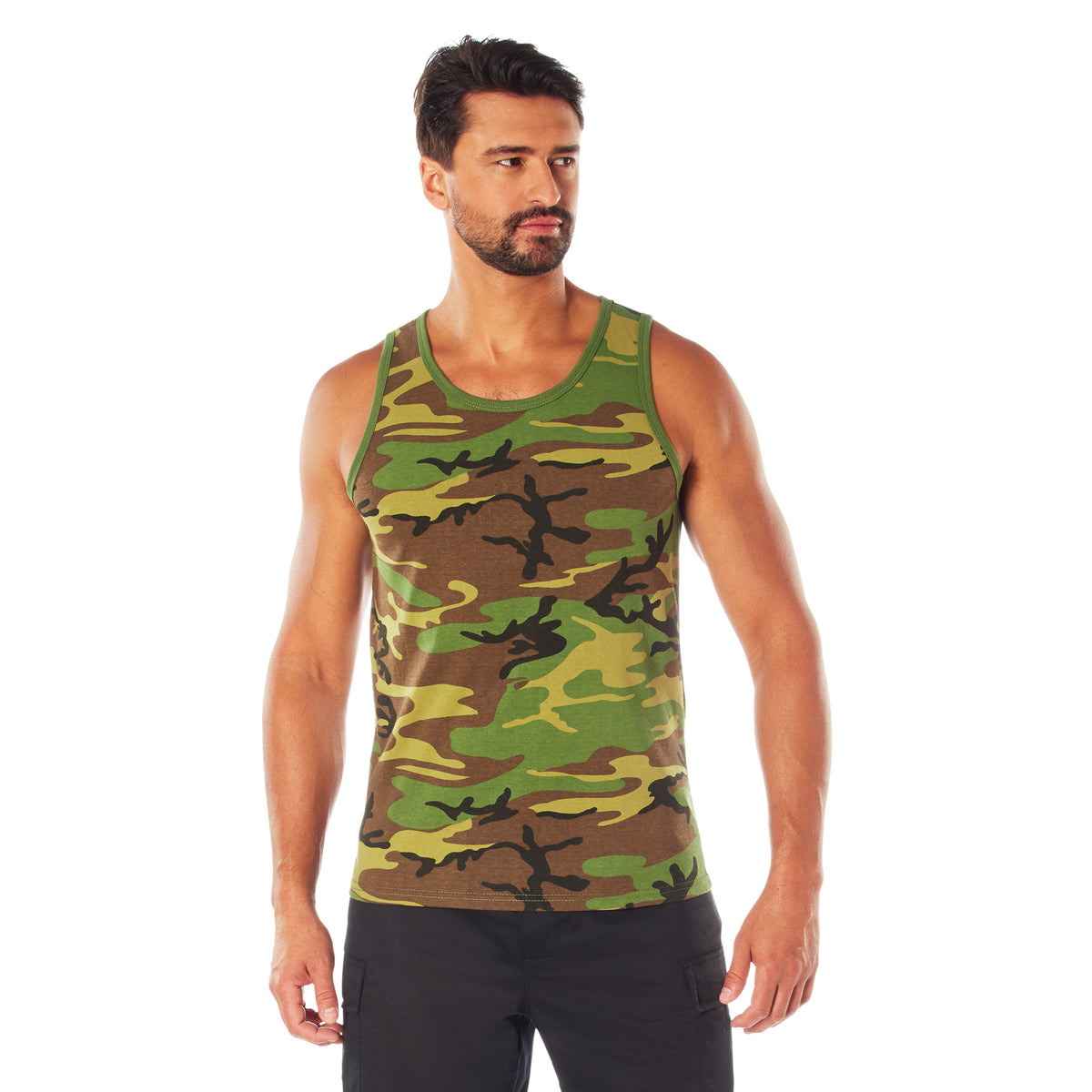 Rothco Tank Top - Color : Woodland Camo, Size : 2XL