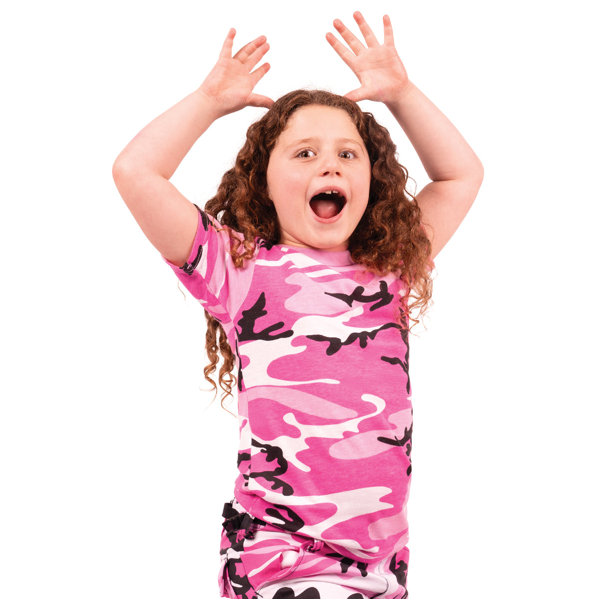 Rothco Kids Camo T-Shirt - Color : Pink Camo, Size : XL