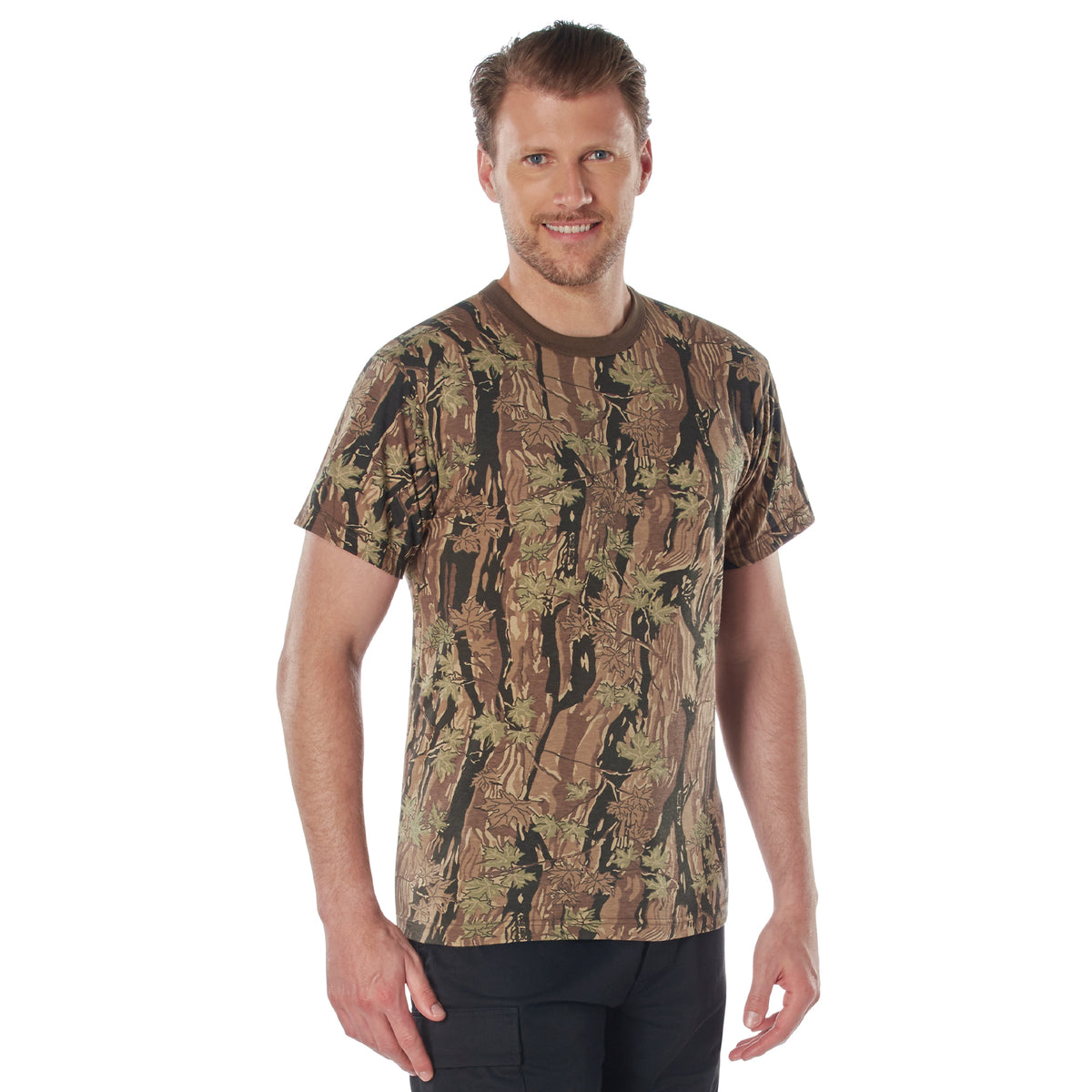 Rothco Camo T-Shirt - Color : Smokey Branch Camo, Size : 2XL