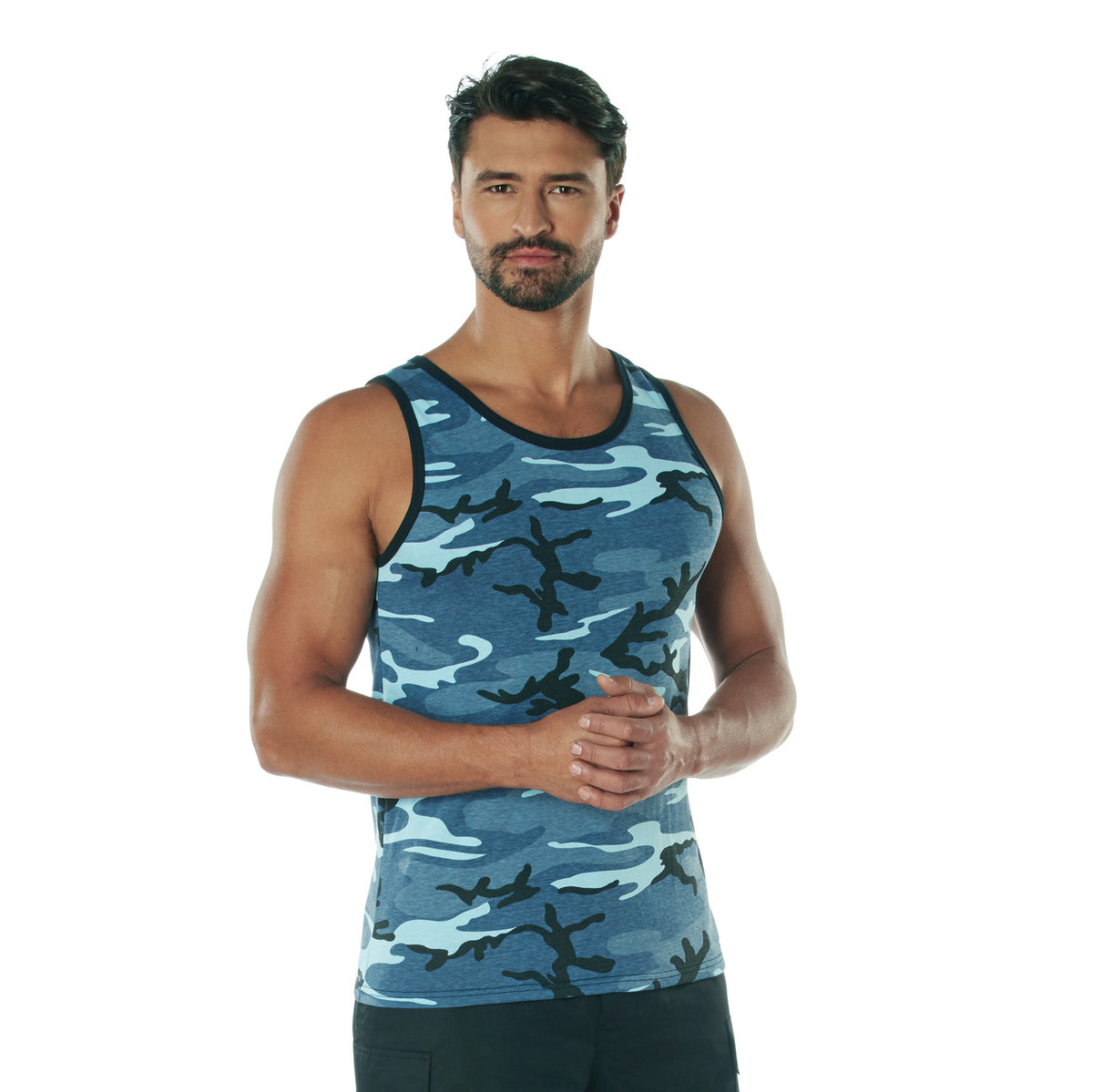 Rothco Tank Top - Color : Sky Blue Camo, Size : 2XL