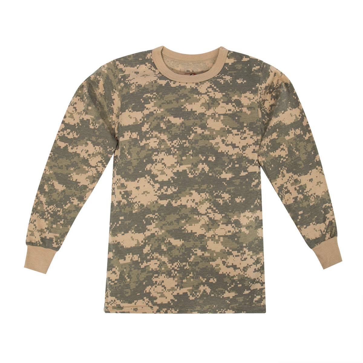 Rothco Kids Long Sleeve Camo T-Shirt - Color : ACU Digital Camo, Size : XL