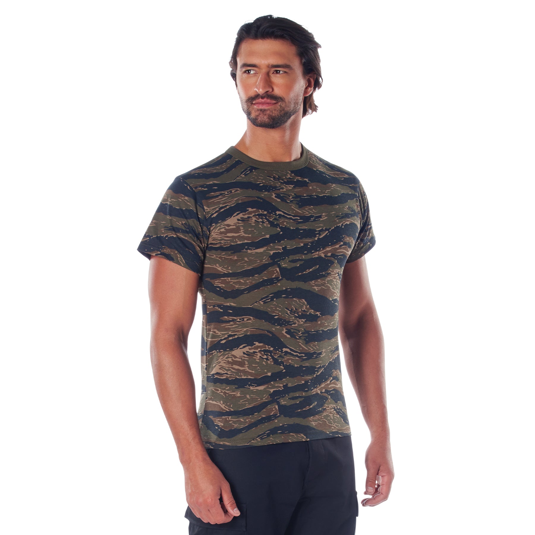 Rothco Camo T-Shirt - Color : Tiger Stripe Camo, Size : 2XL