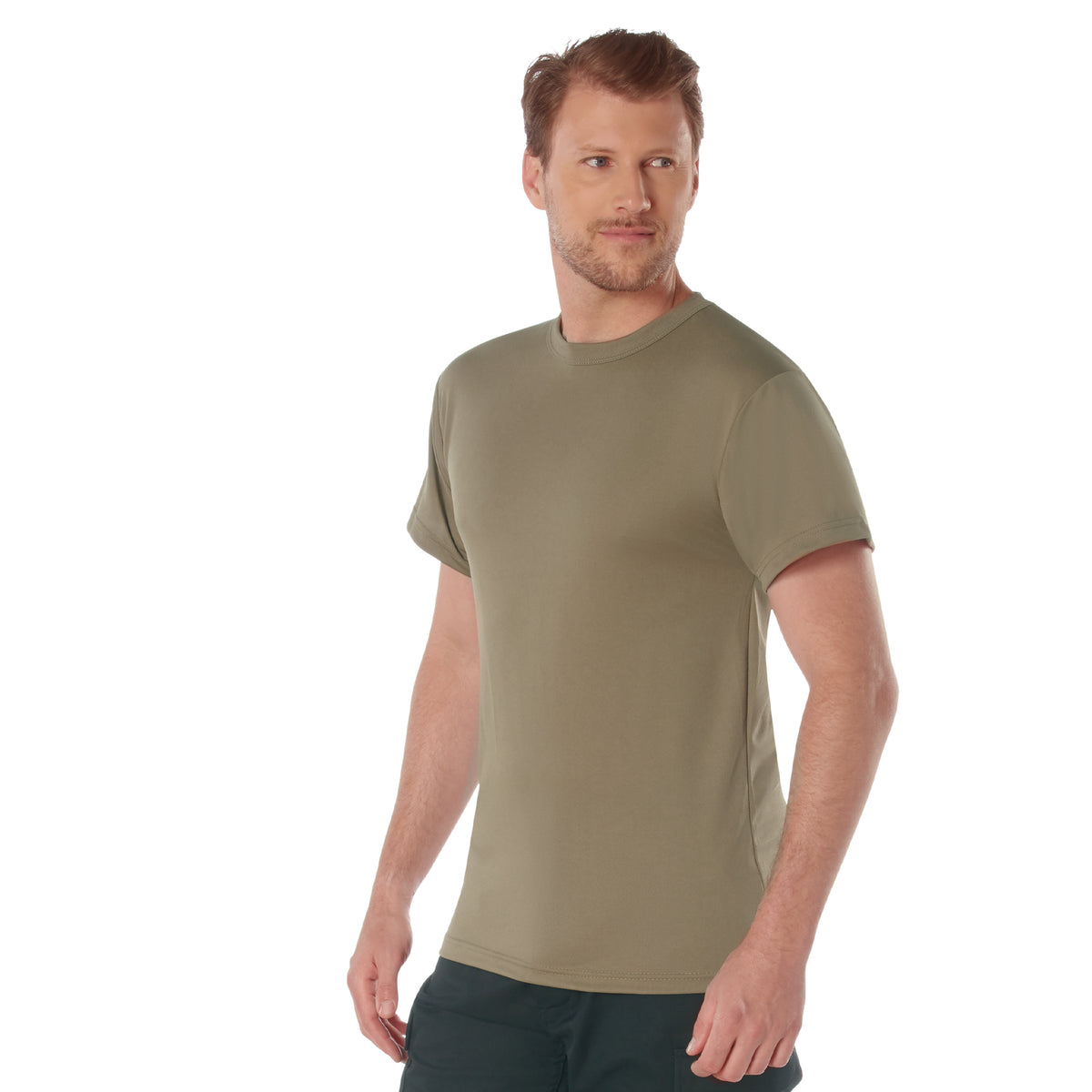Rothco Quick Dry Moisture Wicking T-Shirt - Color : AR 670-1 Coyote Brown, Size : 3XL