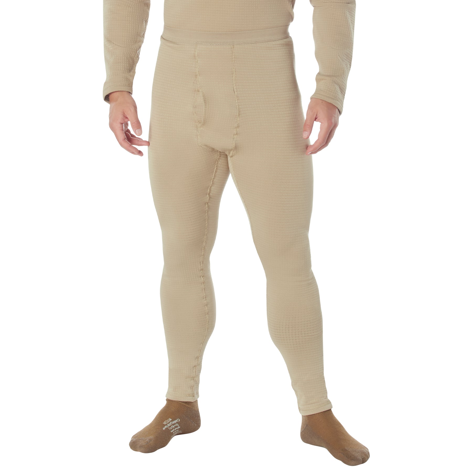 Rothco ECWCS Gen III Mid-Weight Underwear Bottoms (Level II) - Color : Desert Sand, Size : 2XL