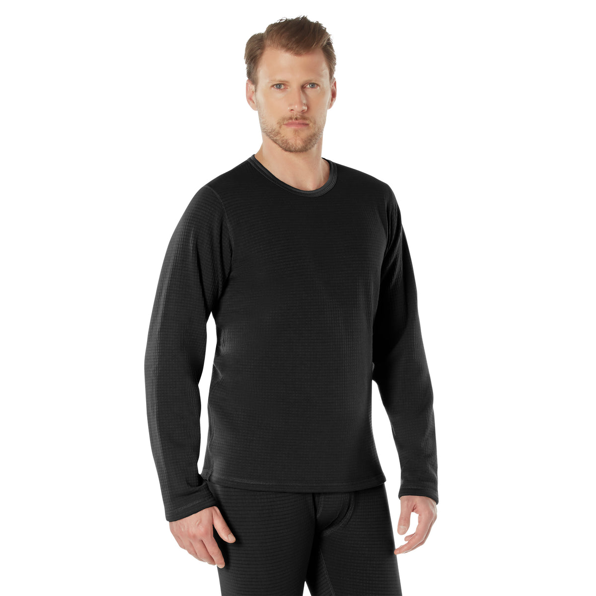 Rothco ECWCS Gen III Level II Underwear Crew Top - Color : Black, Size : 3XL
