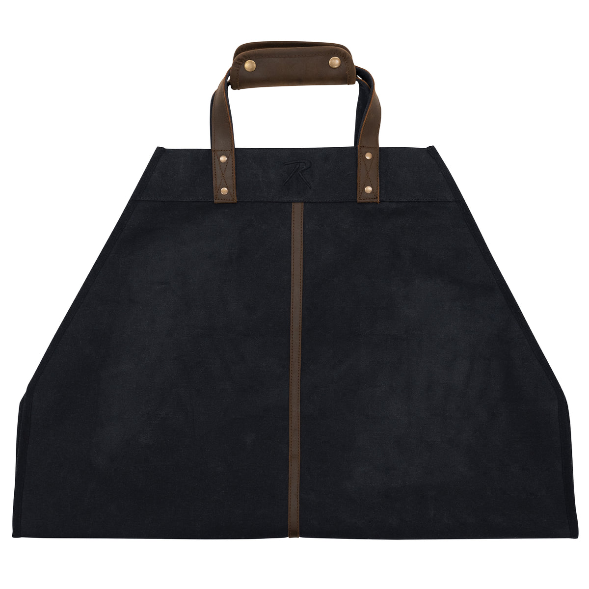 Rothco Backwoods Waxed Canvas Log Carrier - Color : Black