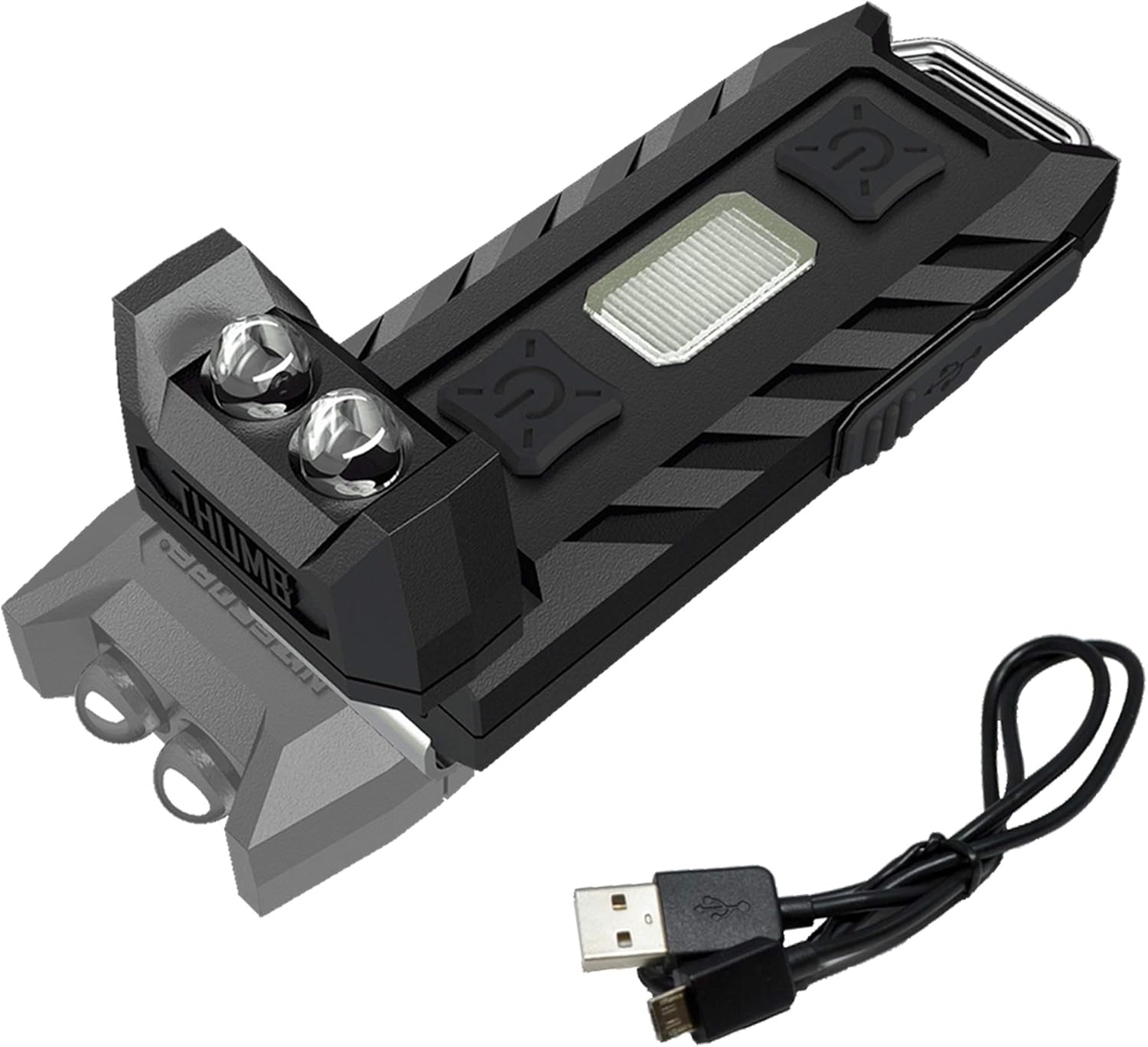 NITECORE Thumb USB Rechargable, 85 lumens shoulder lamp, with High, Med, Low intensity