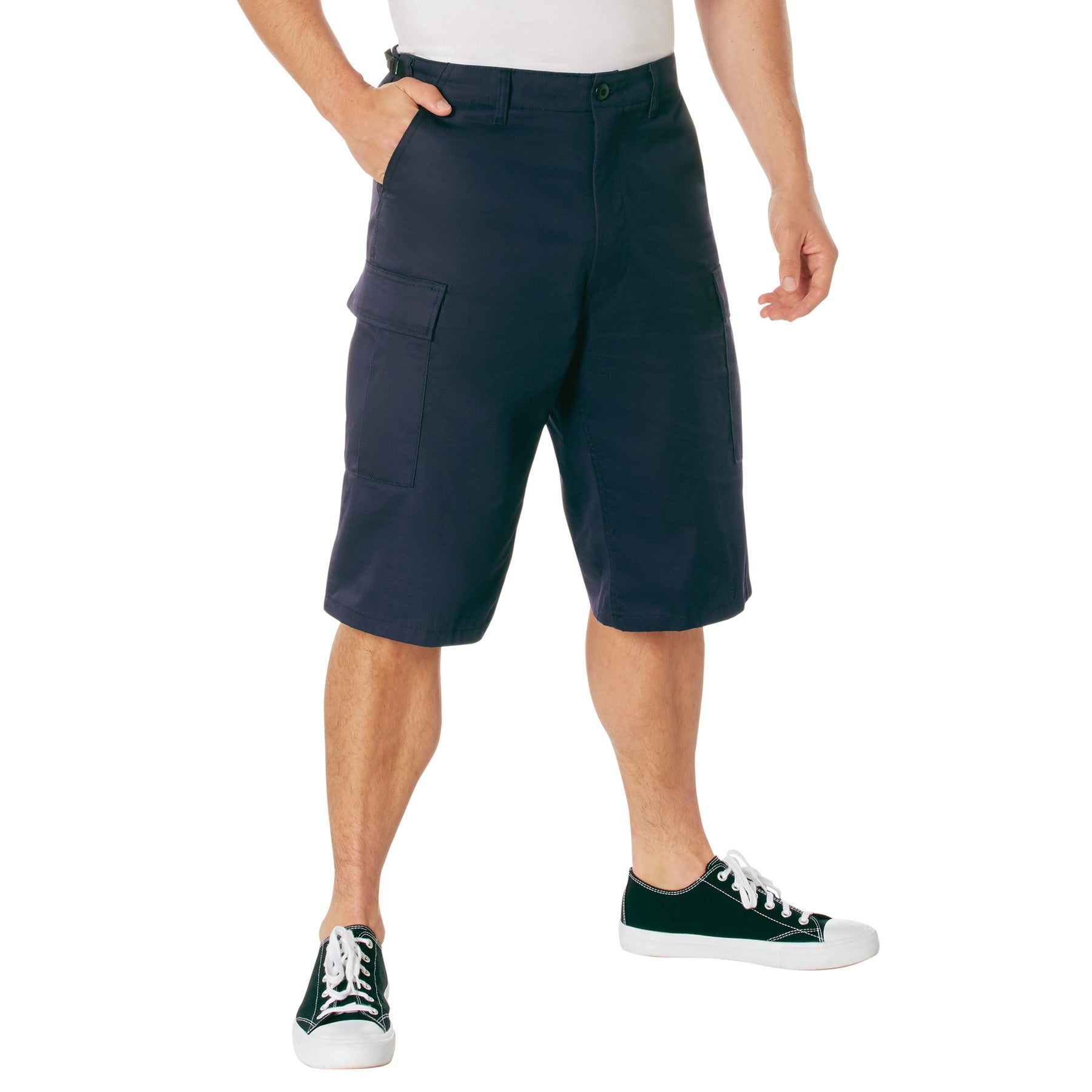 Rothco Long Length BDU Shorts - Color : Navy Blue, Size : 3XL