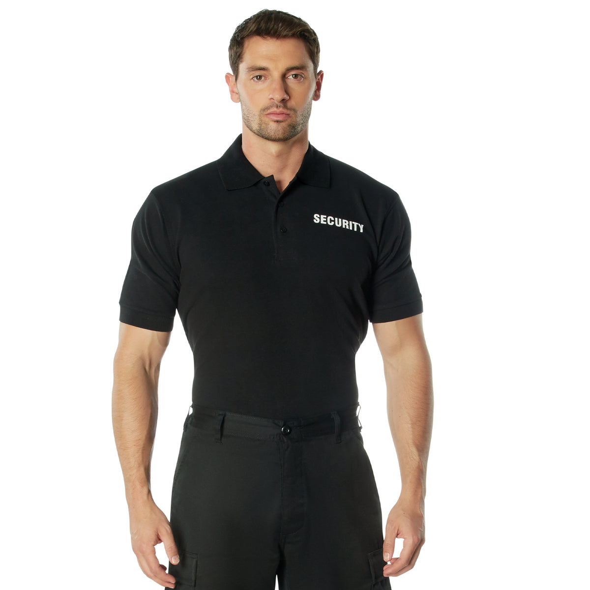 Rothco Printed Security Polo Shirt - Size : 4XL
