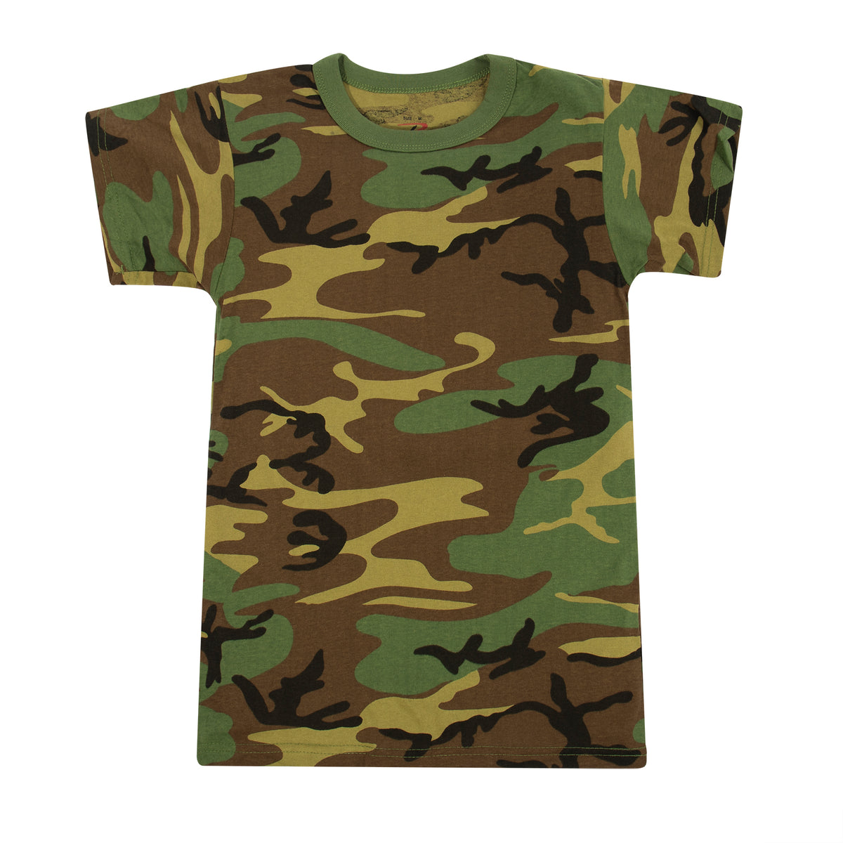 Rothco Kids Woodland Camo Heavyweight T-Shirt - Size : XL