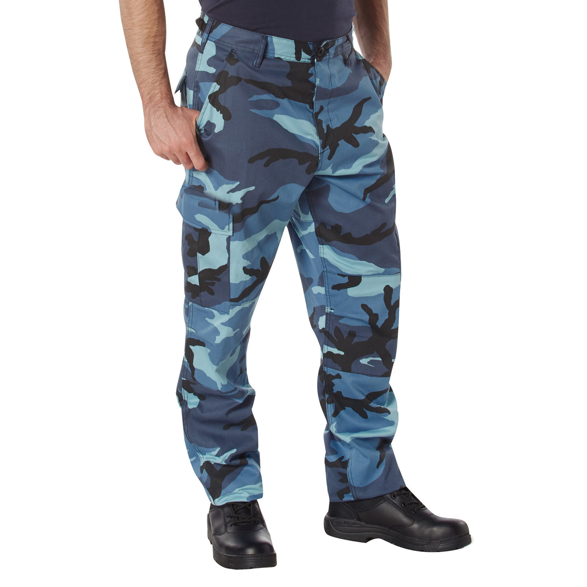 Rothco Color Camo Tactical BDU Pants - Color : Sky Blue Camo, Size : 3XL
