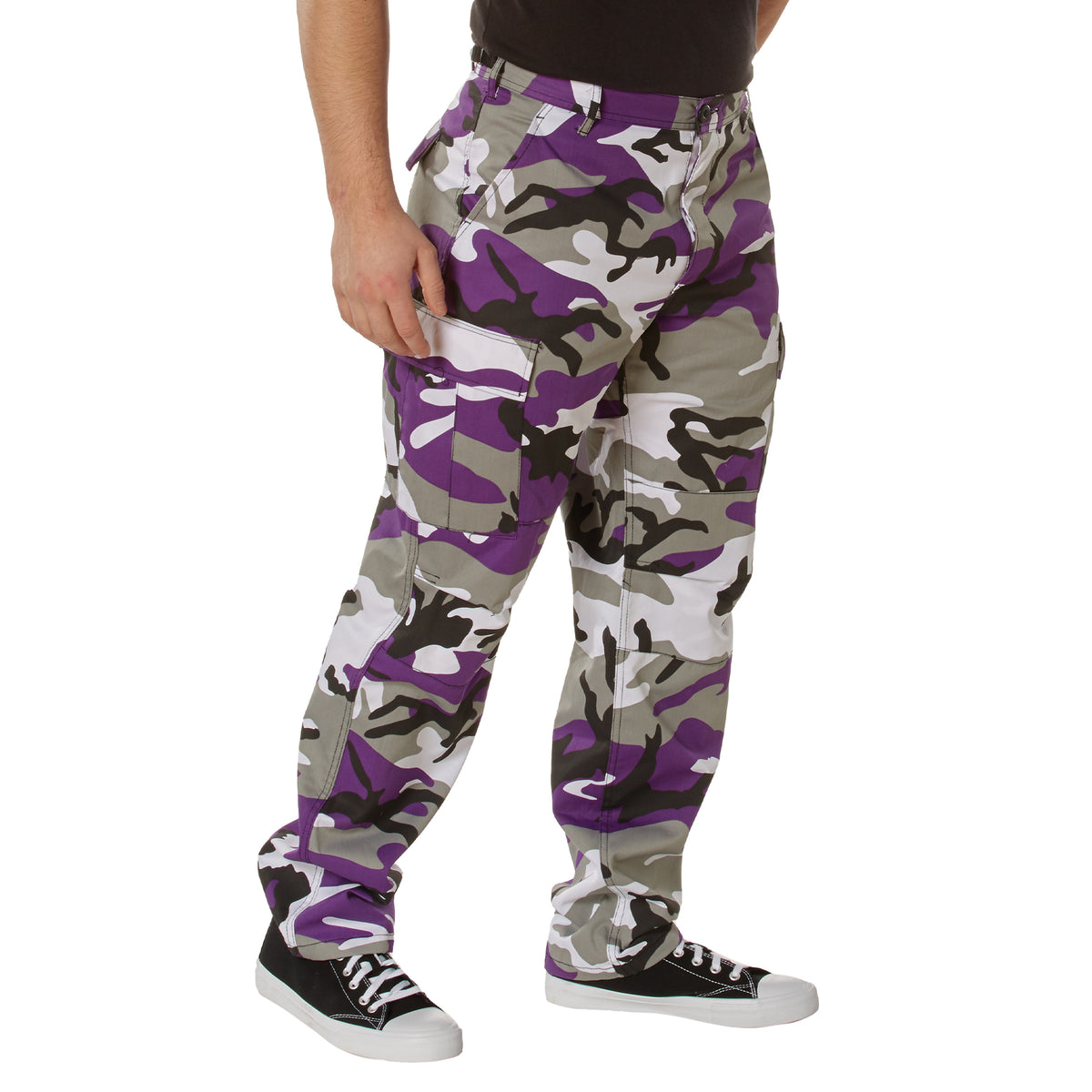Rothco Color Camo Tactical BDU Pants - Color : Ultra Violet Camo, Size : 4XL