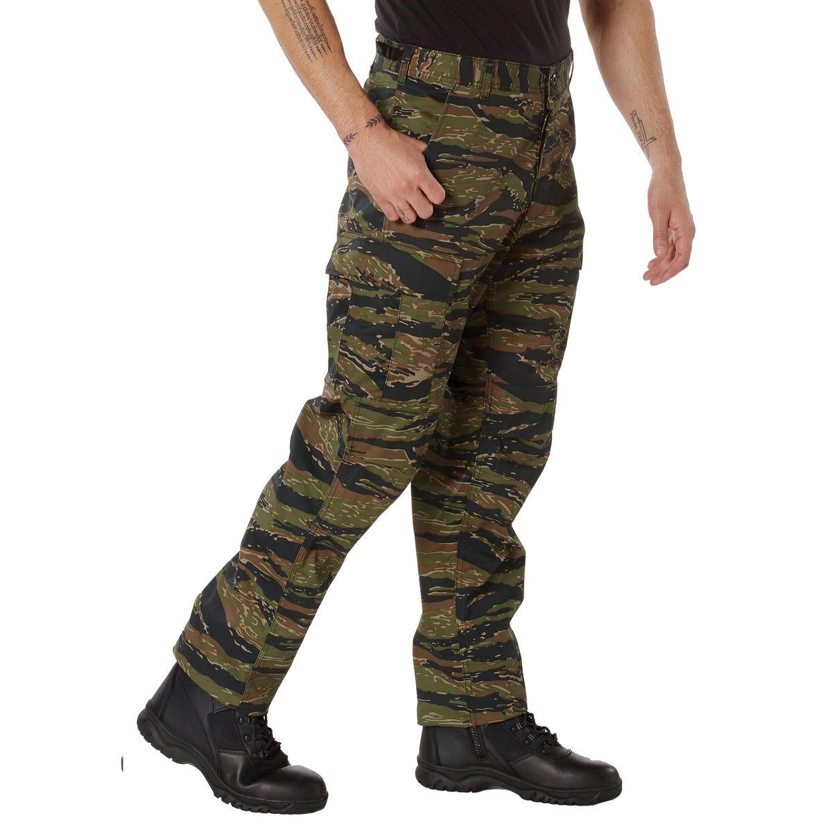 Rothco Camo Tactical BDU Pants - Color : Tiger Stripe Camo, Size : M - Long