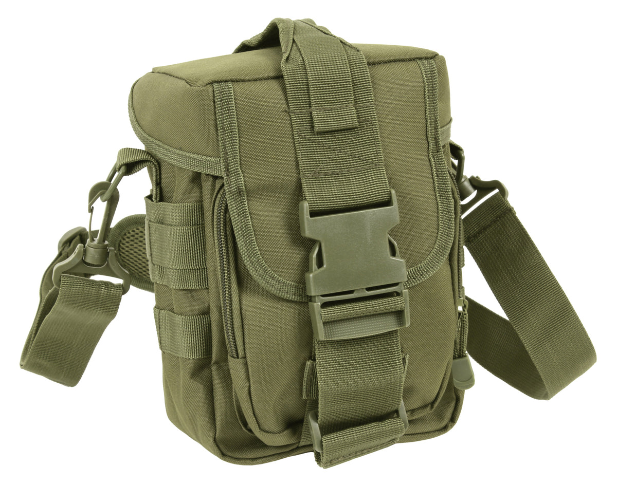 Rothco Flexipack MOLLE Tactical Shoulder Bag - Color : Olive Drab