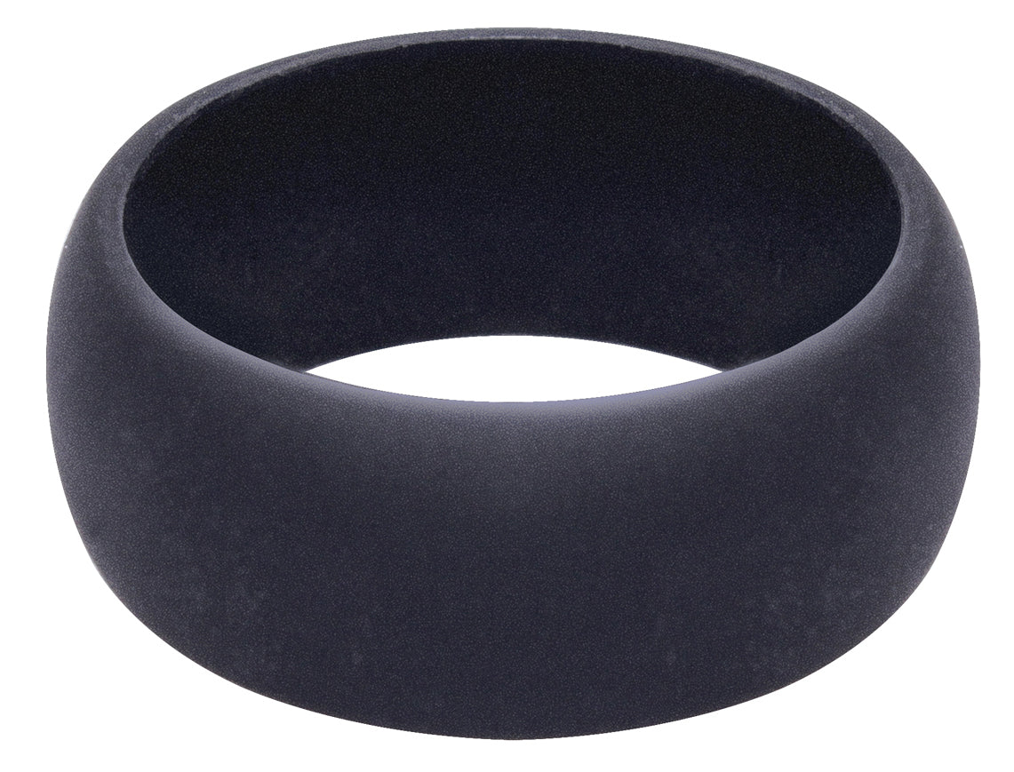 Rothco Silicone Ring - Color : Black, Ring Size : 10