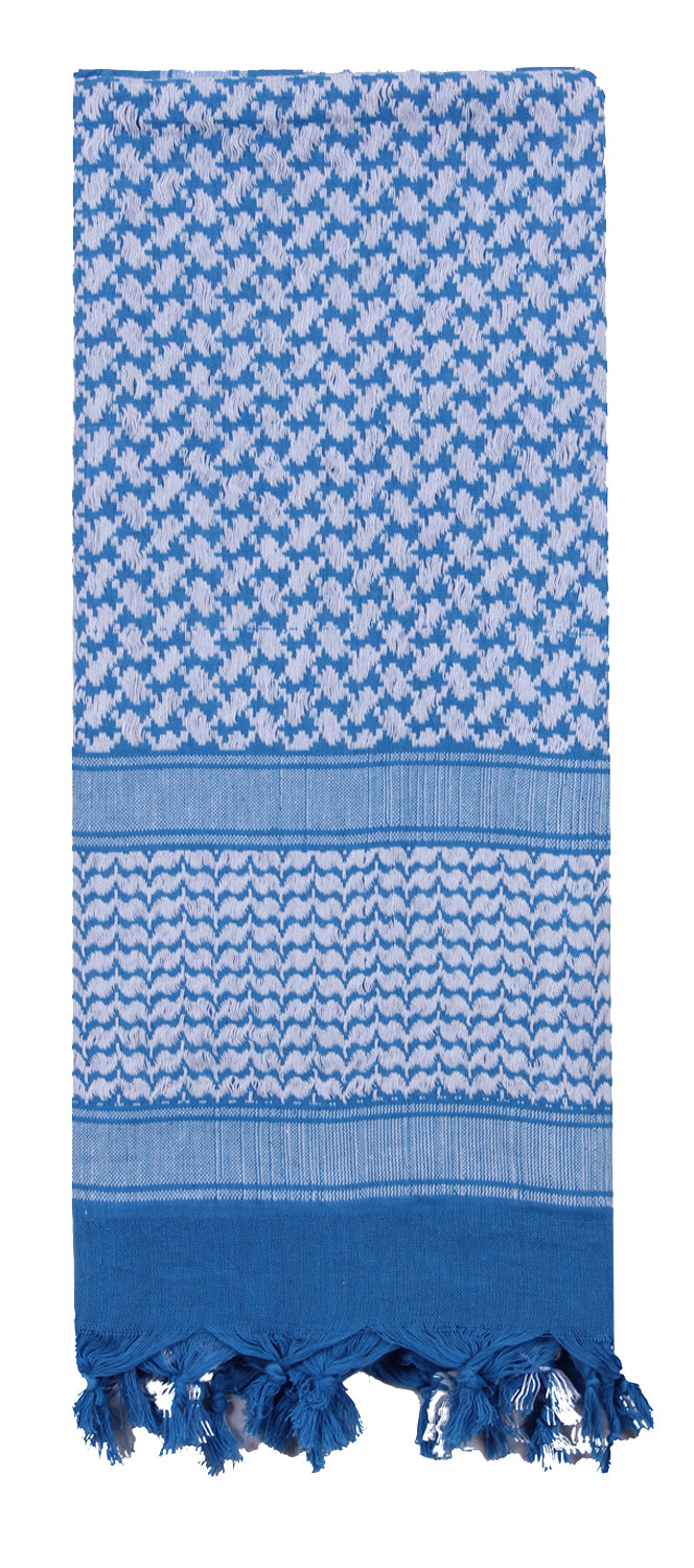 Rothco Shemagh Tactical Desert Keffiyeh Scarf - Color : Blue / White