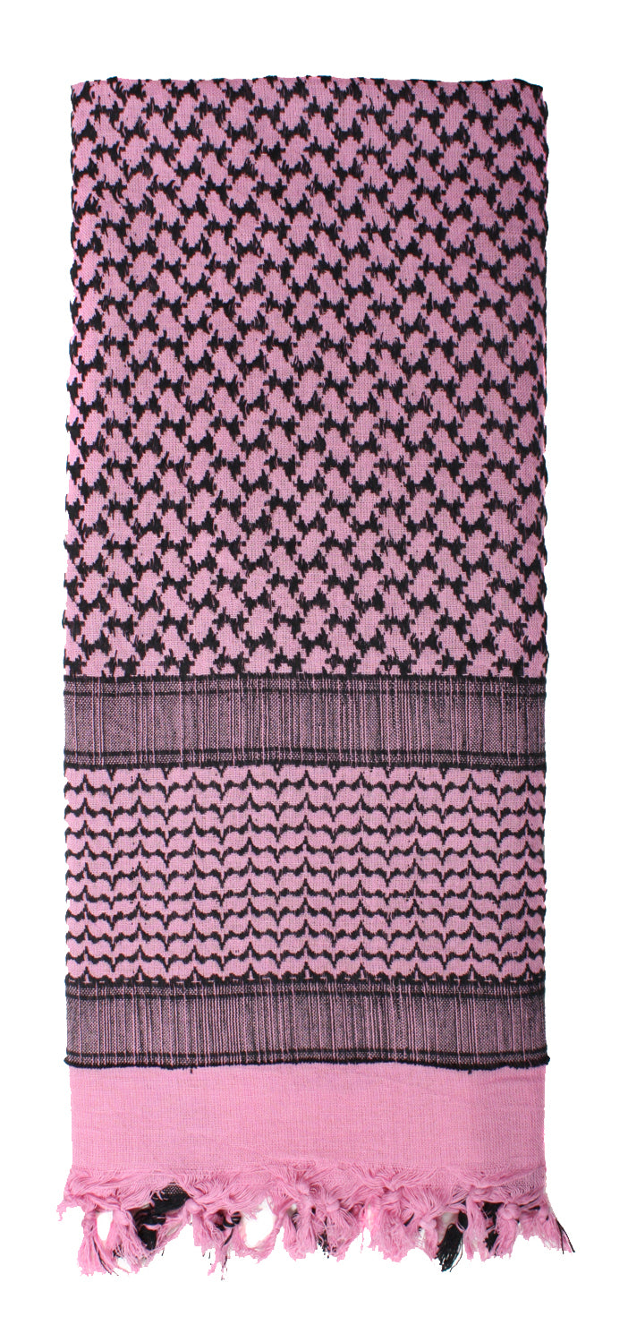 Rothco Shemagh Tactical Desert Keffiyeh Scarf - Color : Pink