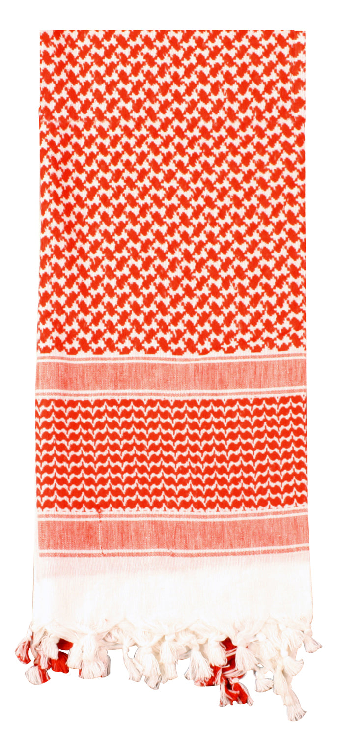 Rothco Shemagh Tactical Desert Keffiyeh Scarf - Color : Red / White