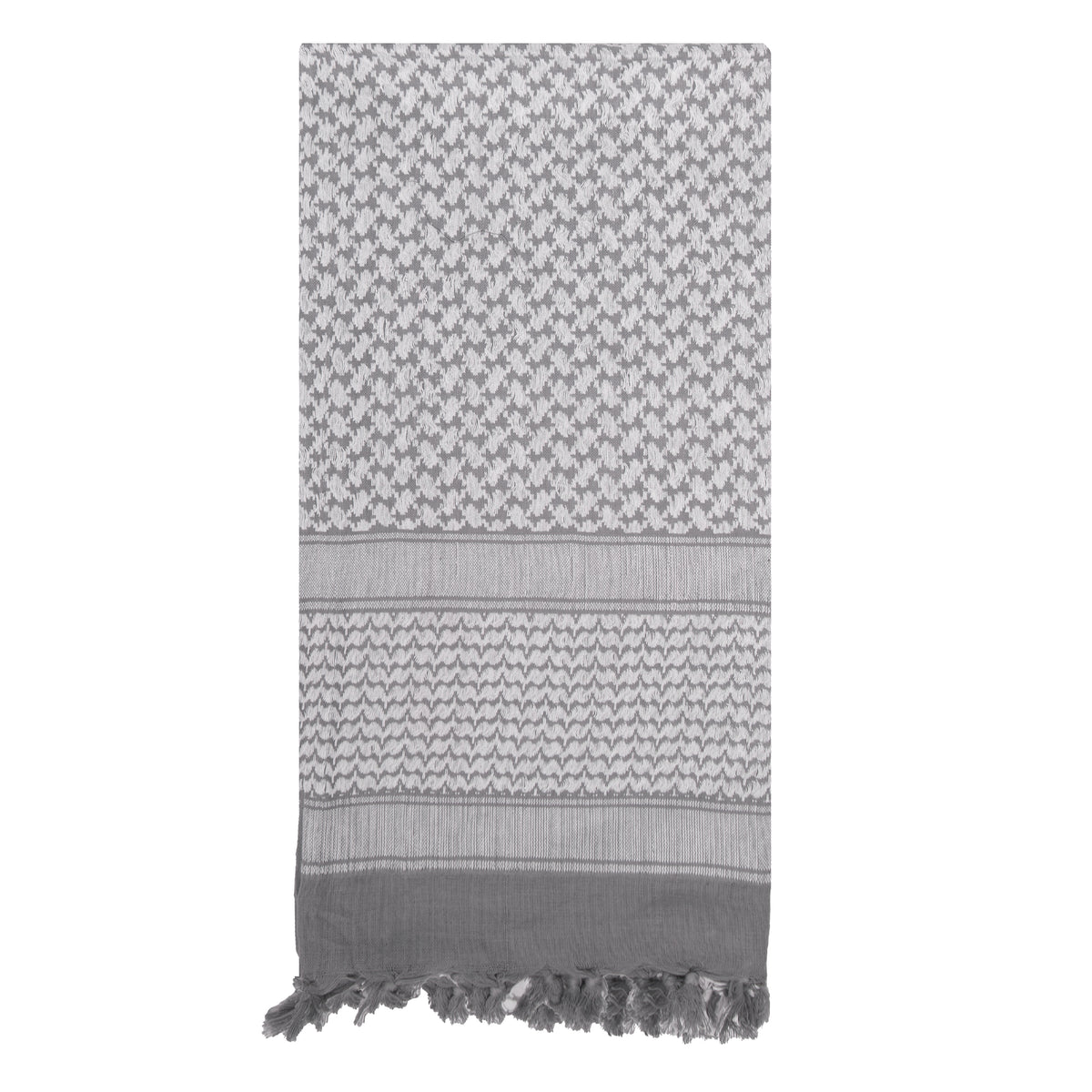 Rothco Shemagh Tactical Desert Keffiyeh Scarf - Color : Grey / White
