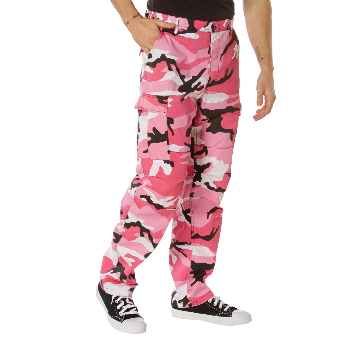 Rothco Color Camo Tactical BDU Pants - Color : Pink Camo, Size : 3XL
