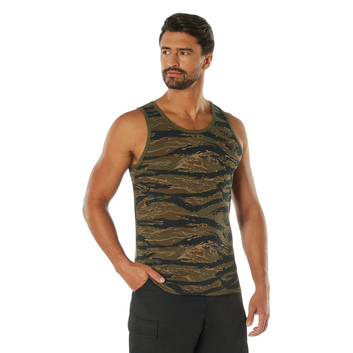 Rothco Tank Top - Color : Tiger Stripe Camo, Size : 2XL