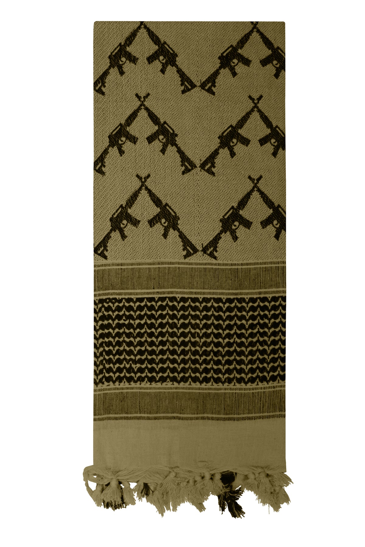 Rothco Crossed Rifles Shemagh Tactical Desert Keffiyeh Scarf - Color : Olive Drab