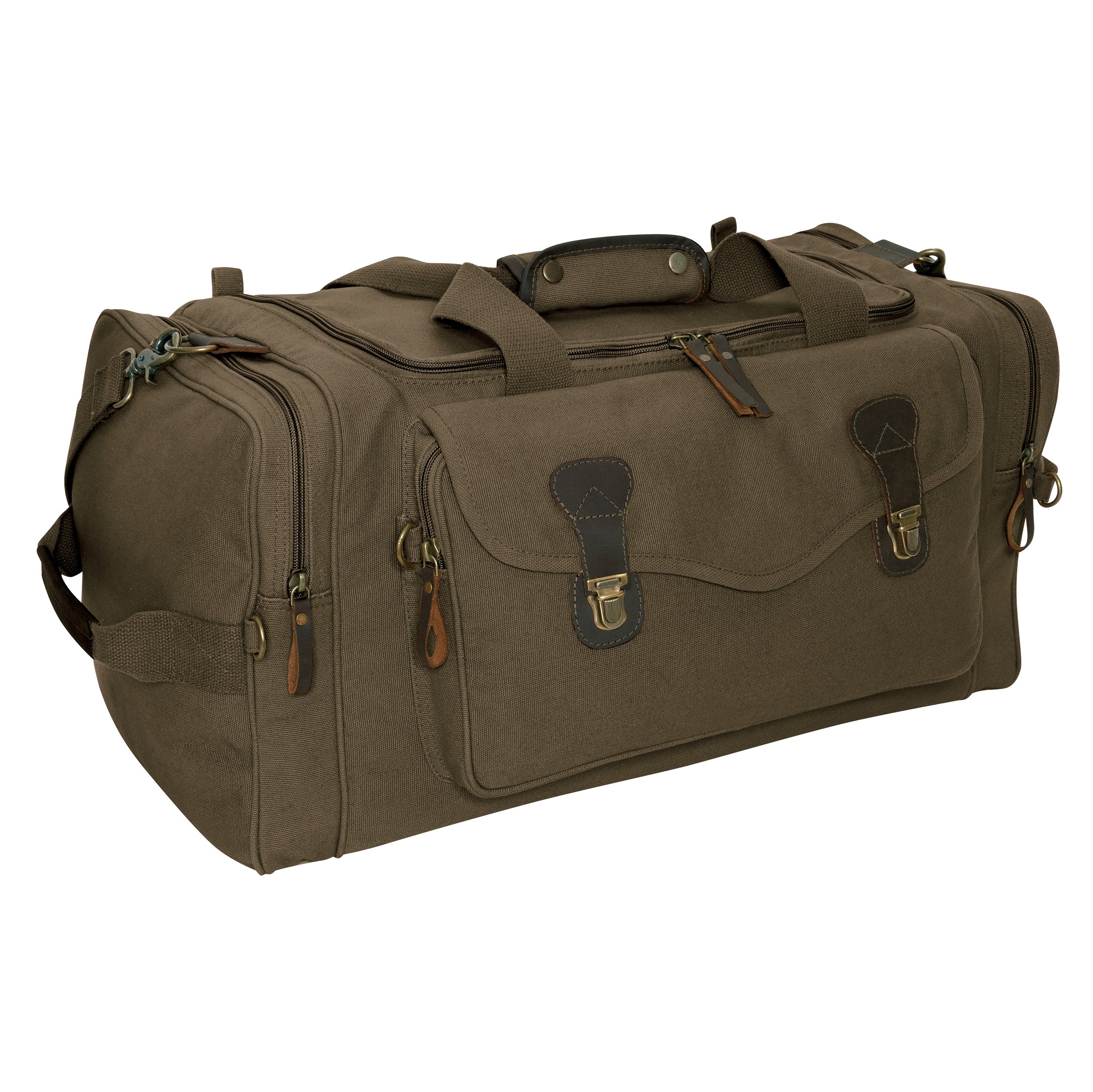 Rothco Canvas Long Weekend Bag - Color : Olive Drab