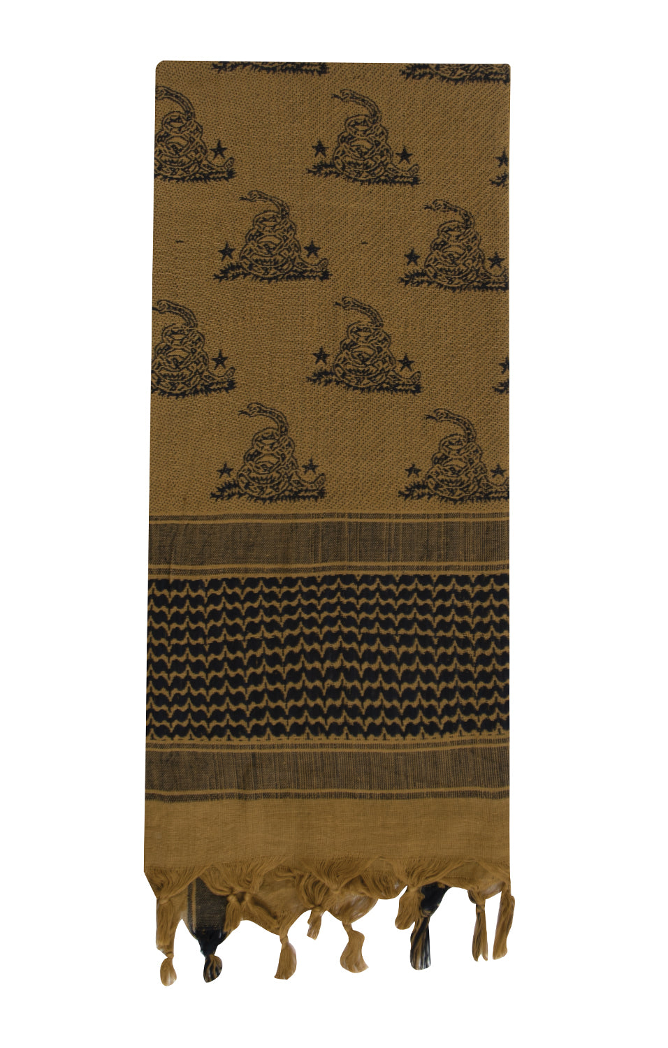 Rothco Gadsden Snake Shemagh Tactical Desert Scarf - Color : Coyote Brown