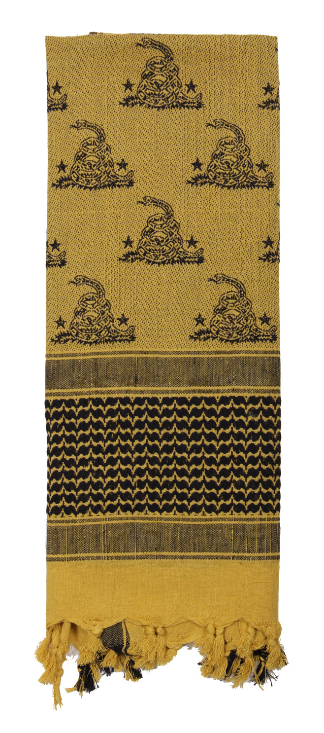 Rothco Gadsden Snake Shemagh Tactical Desert Scarf - Color : Desert Sand
