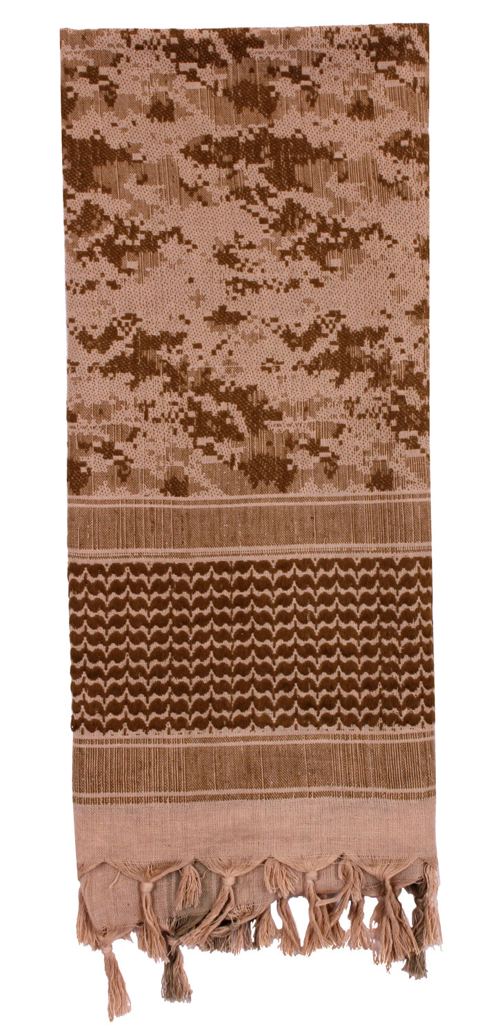 Rothco Digital Camo Shemagh Tactical Desert Keffiyeh Scarf - Color : Desert Digital Camo