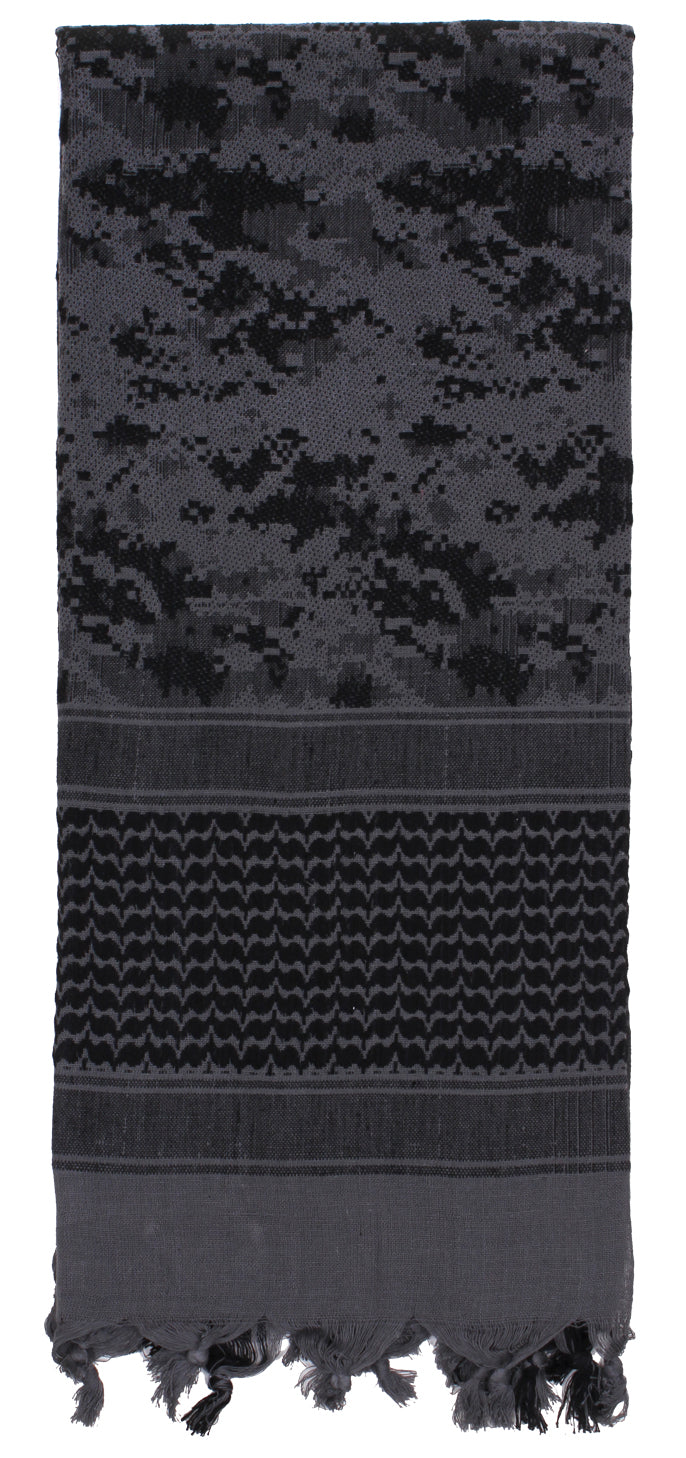 Rothco Digital Camo Shemagh Tactical Desert Keffiyeh Scarf - Color : Subdued Urban Digital Camo