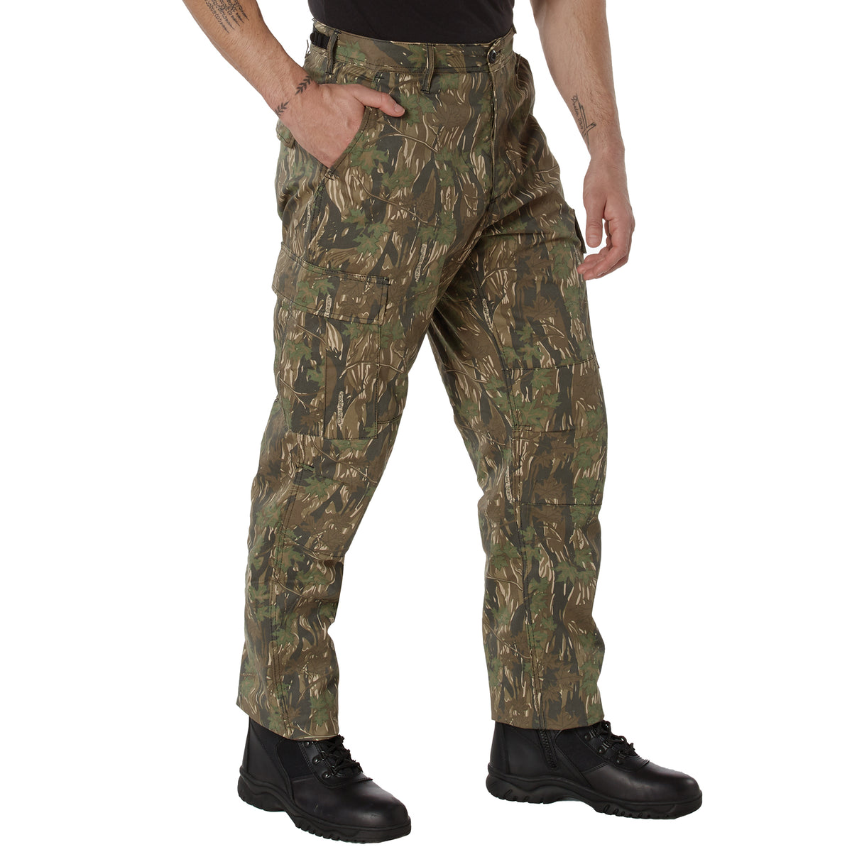 Rothco Camo Tactical BDU Pants - Color : Smokey Branch Camo, Size : 2XL