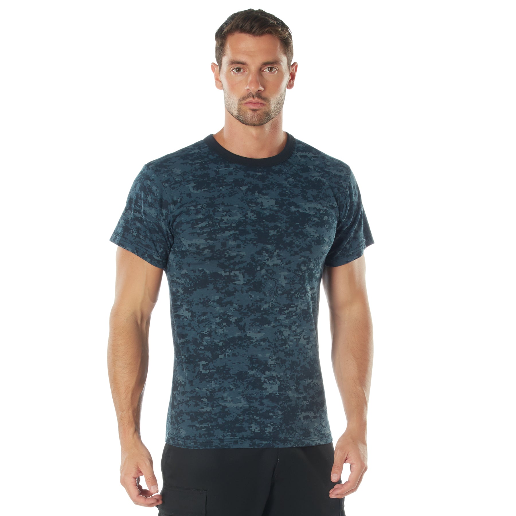 Rothco Digital Camo T-Shirt - Color : Midnight Digital Camo, Size : 3XL
