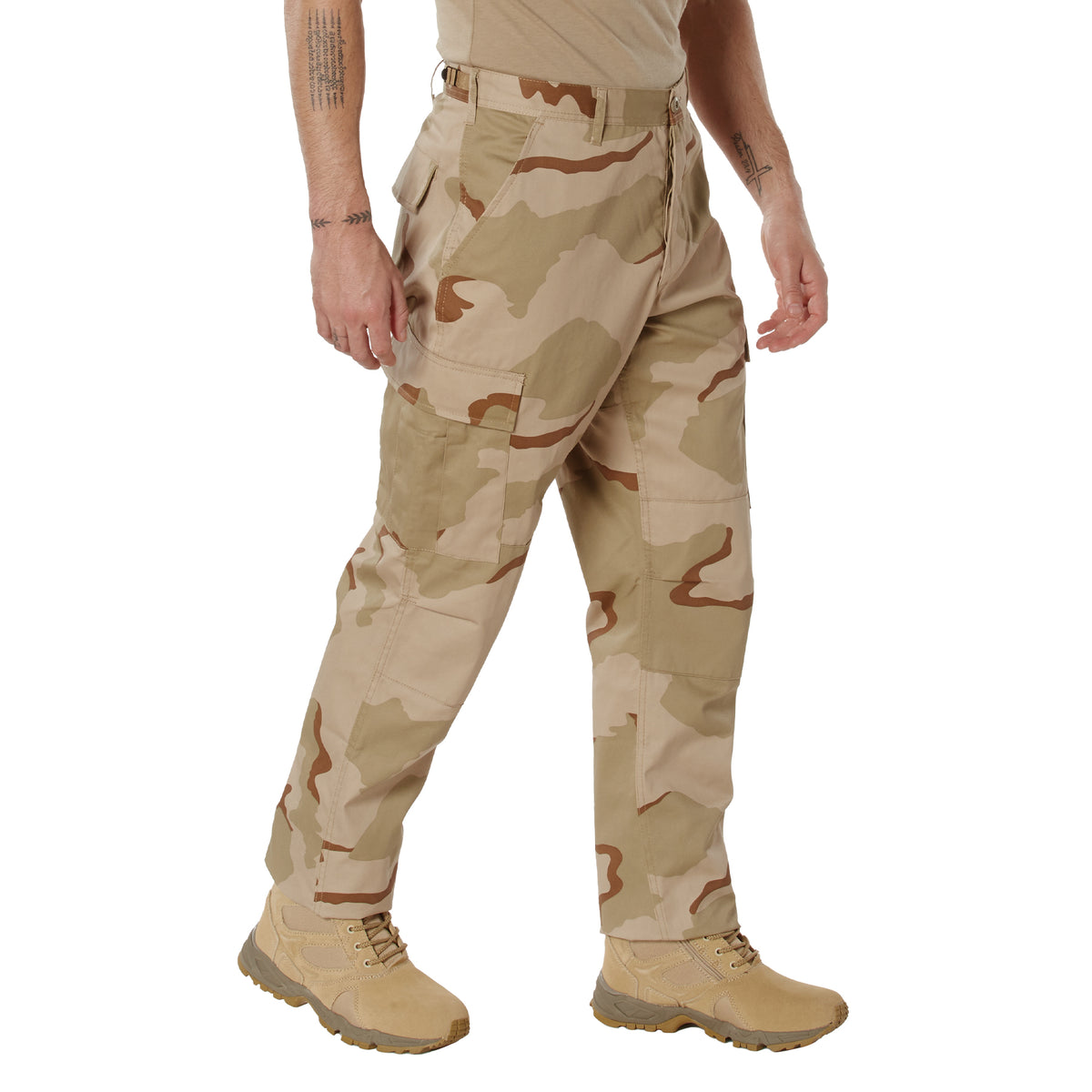 Rothco Camo Tactical BDU Pants - Color : Tri-Color Desert Camo, Size : 2XL