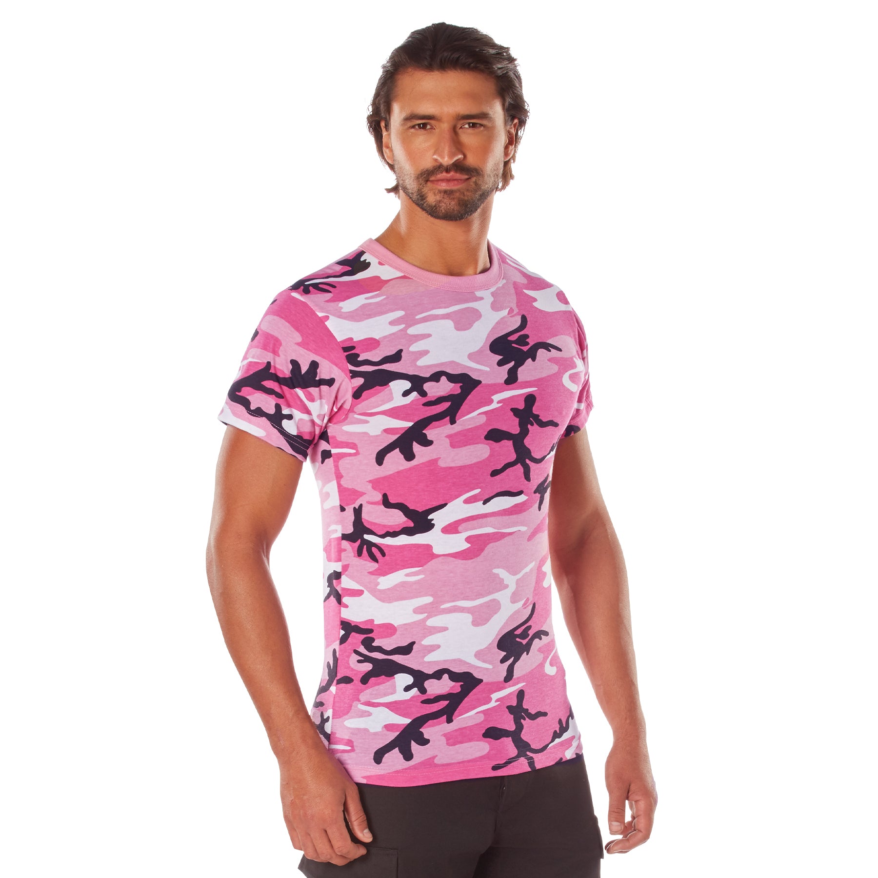 Rothco Camo T-Shirt - Color : Pink Camo, Size : 4XL
