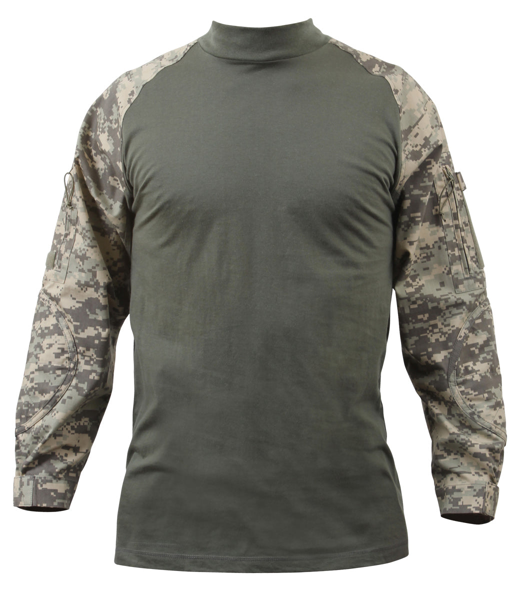 Rothco NYCO FR Fire Retardant Combat Shirt - Color : ACU Digital Camo, Size : L