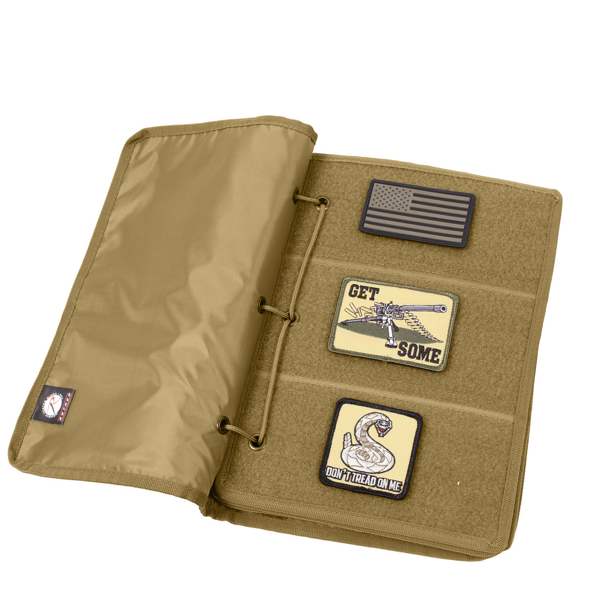 Rothco Hook & Loop Patch Book - Color : Coyote Brown