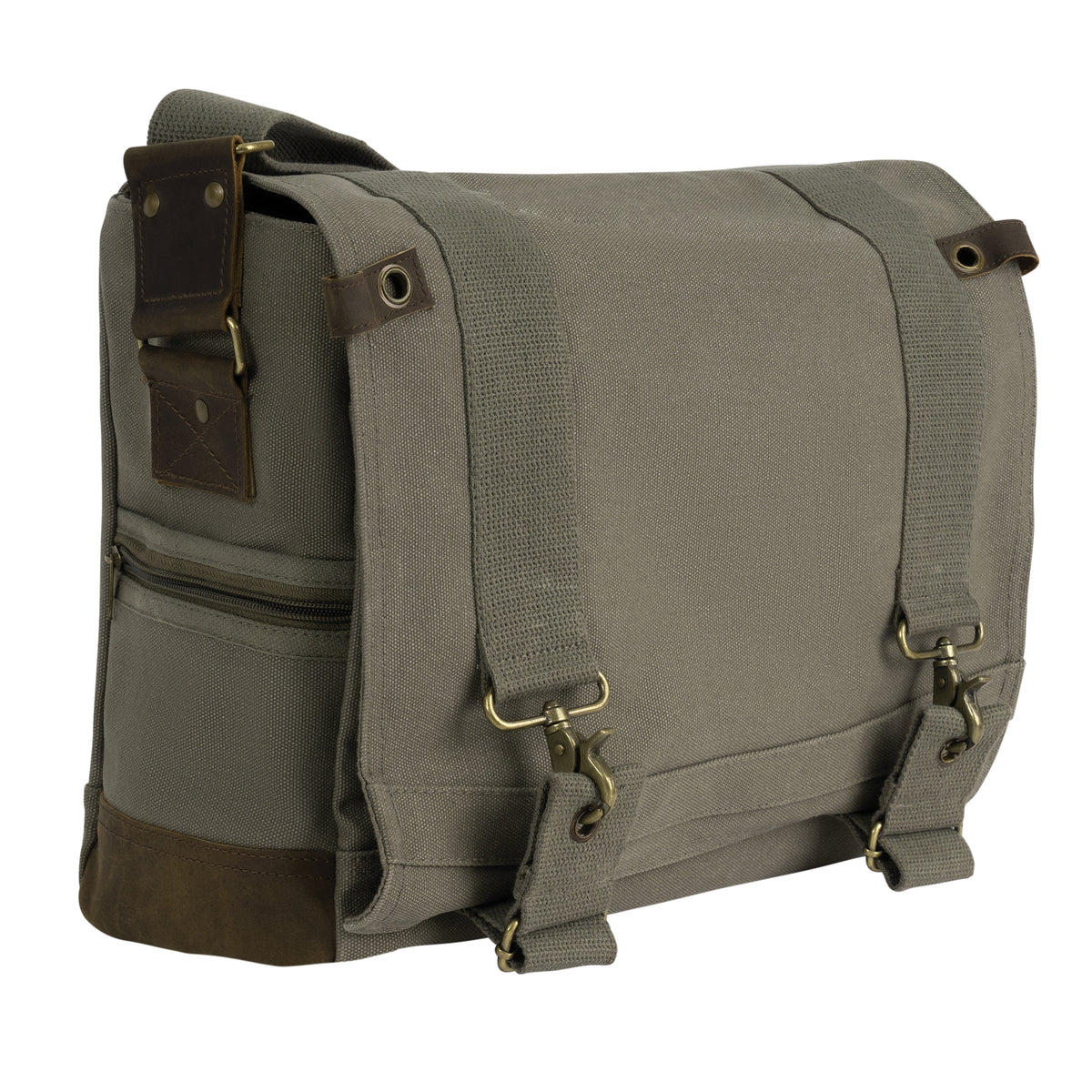 Rothco Vintage Canvas B-15 Pilot Messenger Bag - Color : Olive Drab