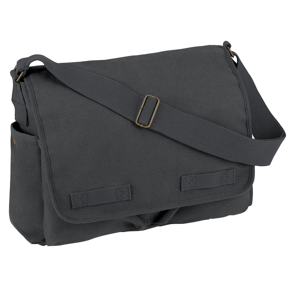 Rothco Classic Canvas Messenger Bag - Color : Charcoal Grey