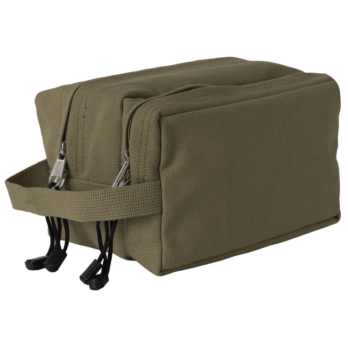 Rothco Canvas Dual Compartment Travel Kit - Color : Olive Drab