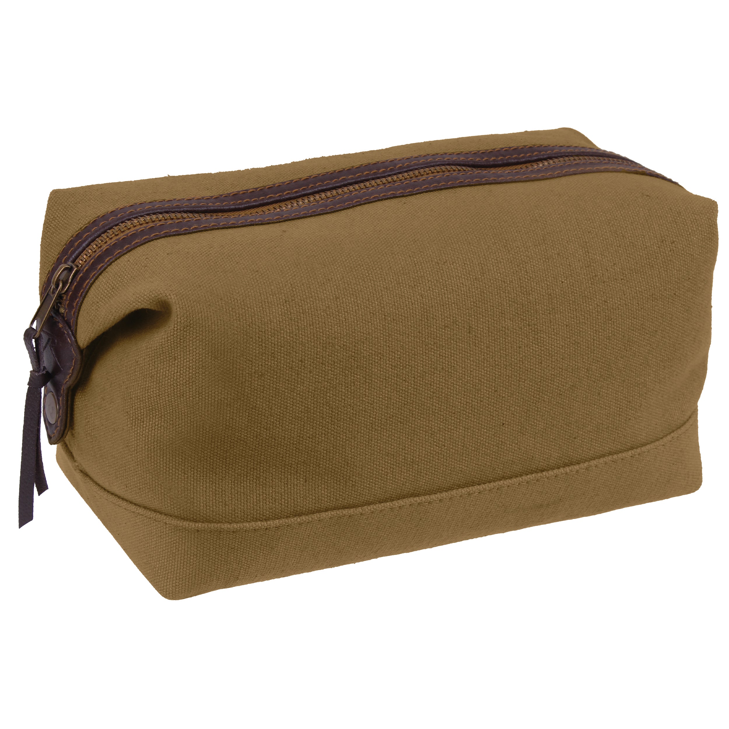 Rothco Canvas & Leather Travel Kit - Color : Coyote Brown