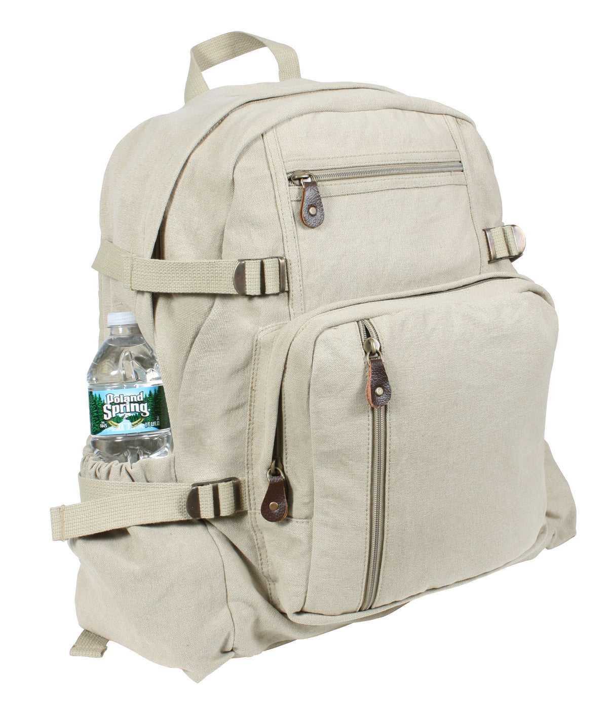 Rothco Jumbo Vintage Canvas Backpack - Color : Khaki